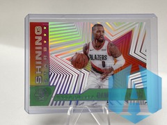 2020-21 Panini Illusions Shining Stars Green Acetate #3 Damian Lillard